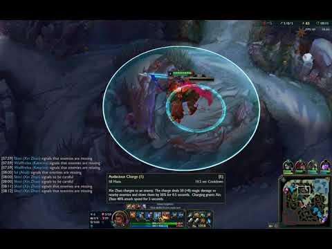 Glacial Augment Xin'Zhao vs Electrocute Lee Sin D4 JG