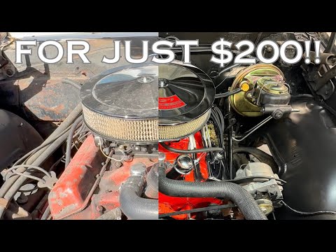 How to TRANSFORM your Classic Car’s engine bay for less than $200!