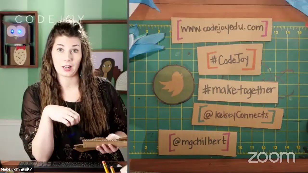 Maker Camp Live! - Flower Paper Crafts with CodeJoy