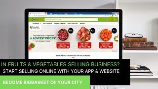 Sell Fruits & Vegetables Online | Build vegetable selling app and website