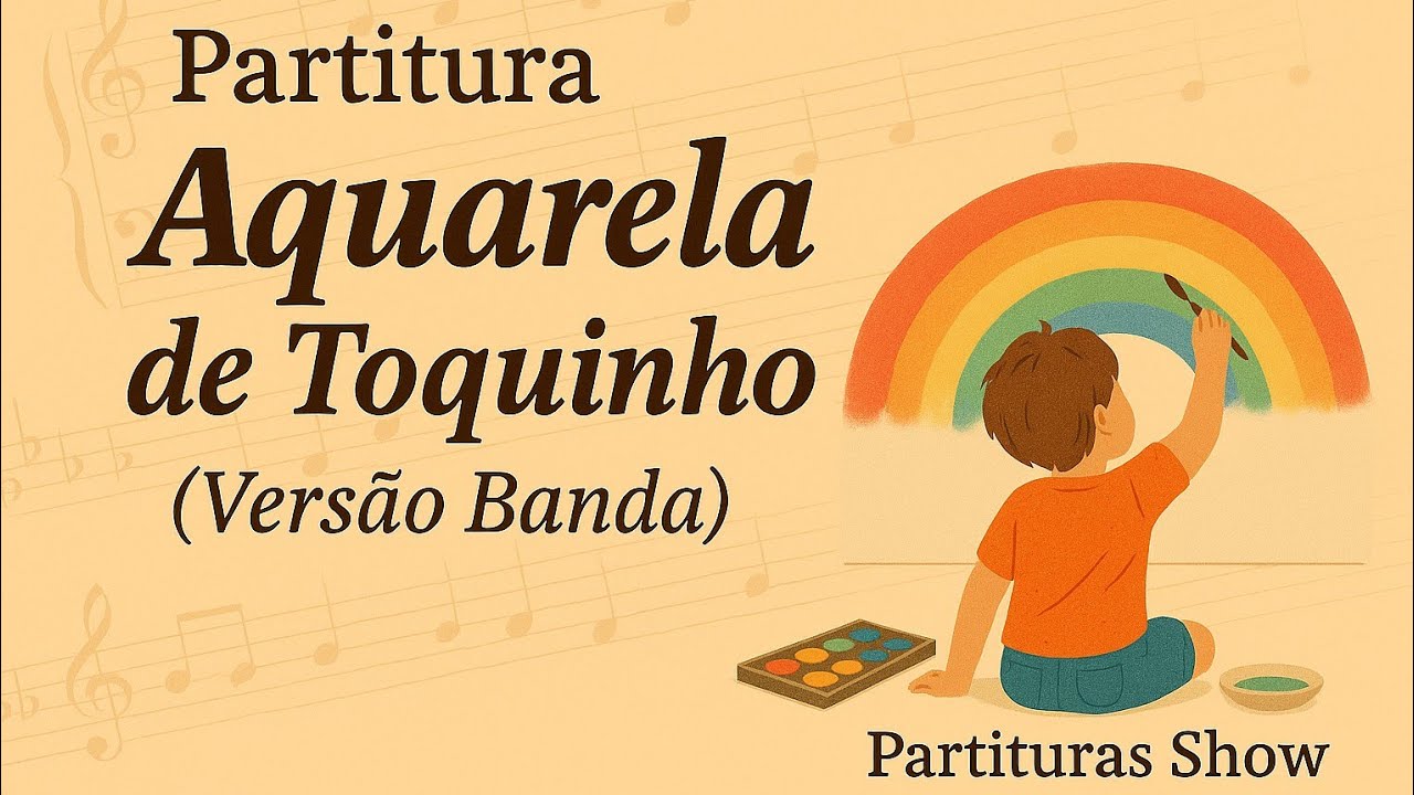 Aquarela de Toquinho - Partitura Completa