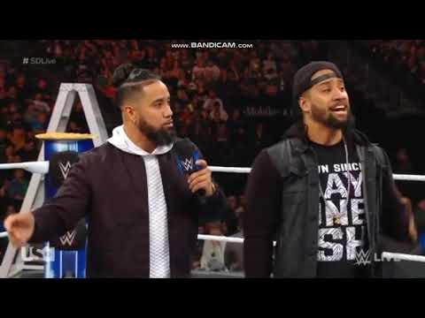 The Uso vs The Bar Rap battle | WWE Smackdown Live Dec 11