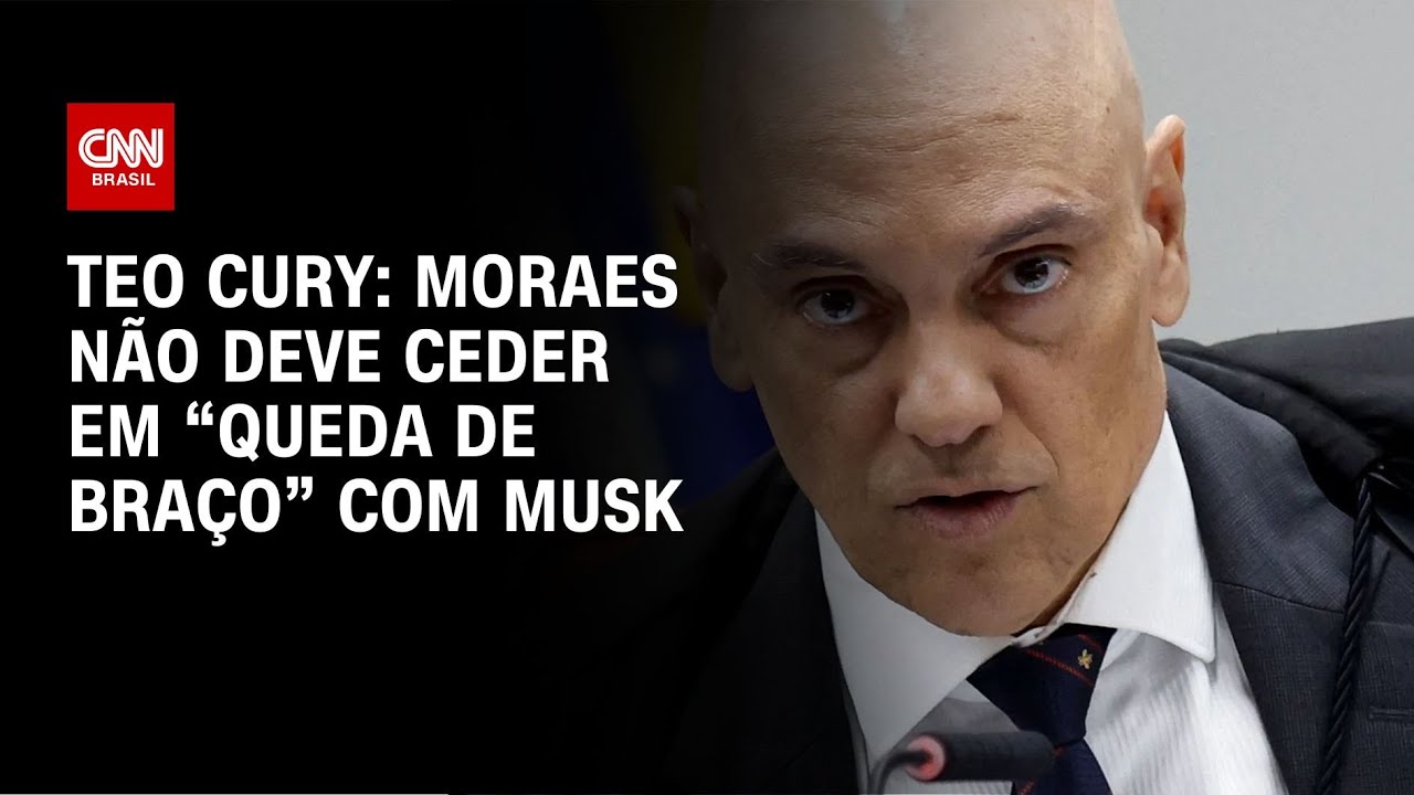 Teo Cury: Moraes não deve ceder em “queda de braço” com Musk  | CNN NOVO DIA