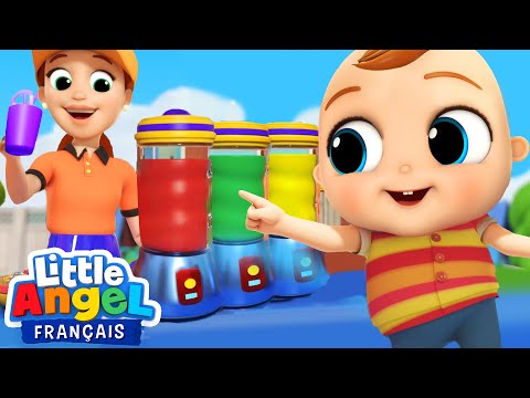 Bébé aime les fruits 🍎🍏🍐 Apprendre les Couleurs | Comptines Little Angel Français