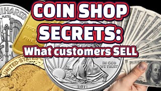 What do people SELL TO COIN SHOPS? #silver