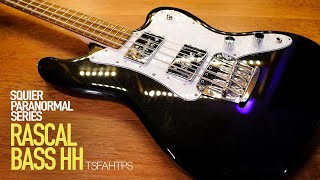 Video thumbnail for It's FAT...real FAT!! Squier Paranormal Rascal HH Bass by TheSuperFunAwesomeHappyTimePedalShow