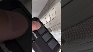 How to Program Audi Homelink Garage Door Buttons [2016 Audi eTron Sportback]