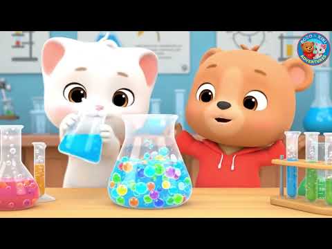 English | Bobo and Kiki – The Teacher Adventure Song
