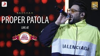 Proper Patola - Live @ Amazon Great Indian Festival | Badshah &amp; Aastha | Namaste England