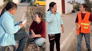 The little girl is so stupid. #Village life happiness many