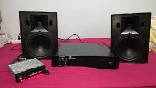 Video thumbnail for T.amp E-800 sound check / JBL control-28 by GR Low Bassers Team In Greece