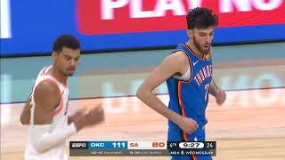 Chet Holmgren - Shai Gilgeous-Alexander - Oklahoma City Thunder - Victor Wembanyama - San Antonio Spurs