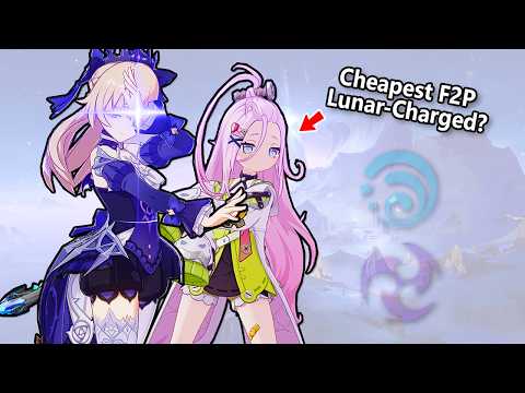 I tried the cheapest F2P lunar charged team, and its AMAZING. (Genshin Luna IV)