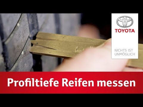 Profiltiefe bei Reifen messen | Hilfe rund um den Autoreifen