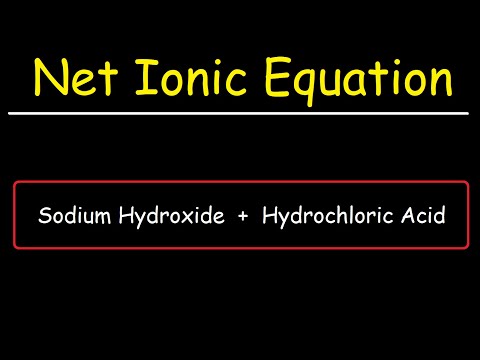 Hcl Naoh Ionic Equation