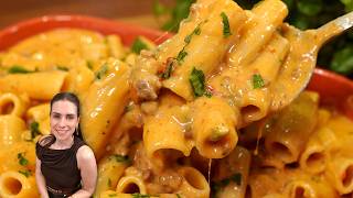 MACARRÃO DE PREGUIÇOSO, RÁPIDO E SUPER CREMOSO NA PANELA DE PRESSÃO