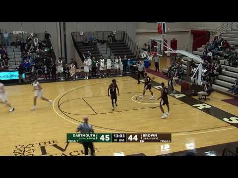 Highlights: Men's Basketball at Brown, Feb. 23, 2019