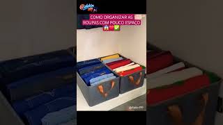 organizar as roupas nunca foi tão fácil #shorts