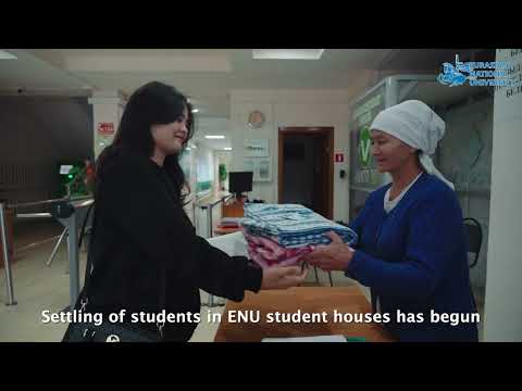 Settling of students in ENU student houses has begun