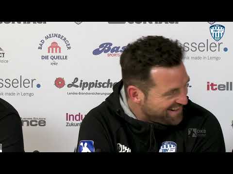 31.03.2019 TBV Lemgo Lippe gg. HC Erlangen - Pressekonferenz