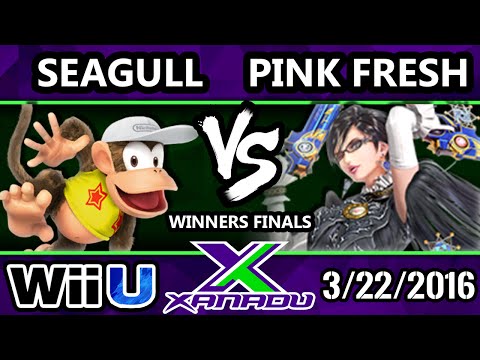 S@X 142 - VexX | Seagull (Diddy, Bowser Jr) Vs. Pink Fresh (Bayonetta) SSB4 WF - Smash