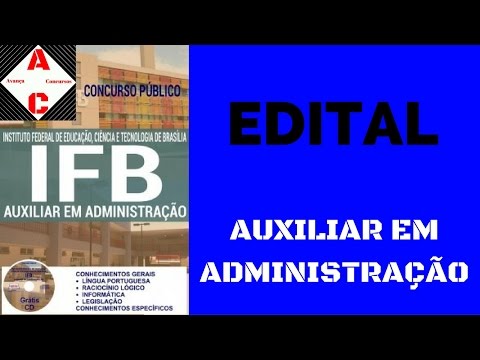 Apostila Concurso IFB 2016 - Auxiliar em Administração