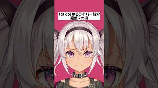 1分で分かるライバー紹介魔使マオ編【にじさんじ/にじさんじ切り抜き/魔使マオ/魔使マオ切り抜き/雑学/にじさんじ雑学/赤の組織/赤の組織切り抜き】