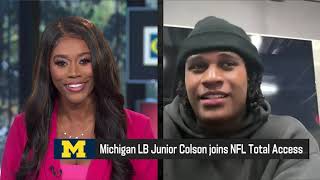 Junior Colson joins 'NFL Total Access' to talk build up to draft