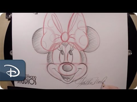 comment dessiner minnie disney