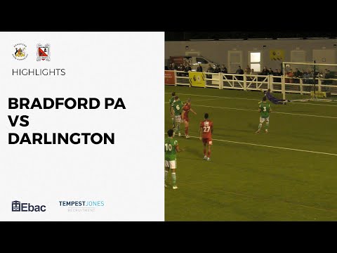 Bradford Park Avenue 1-3 Darlington - National League North - 2022/23