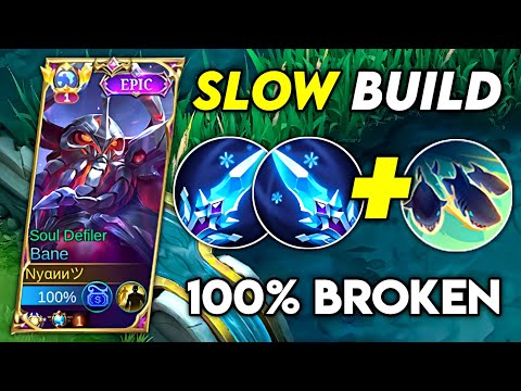 BANE USER'S TRY THIS BROKEN ICE QUEEN WAND SLOW HACK BUILD | 100% BROKEN🔥(must try) - MLBB