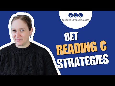 How To Make OET Reading Part C Super Easy!