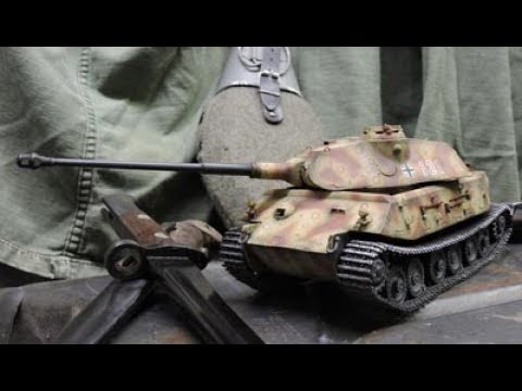 1/35th scale Vintage Accurate Armour Porsche VK4502 Turm Vorne