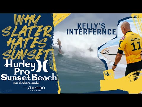 Kelly Slater's Interference Against John John Florence At The Hurley Pro Sunset Beach