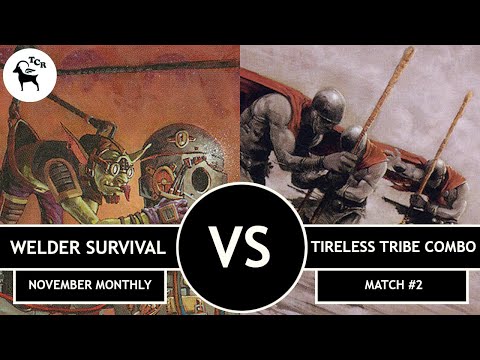 Welder Survival vs Tireless Tribe Combo - Premodern Monthly Open November 2021 Match #2