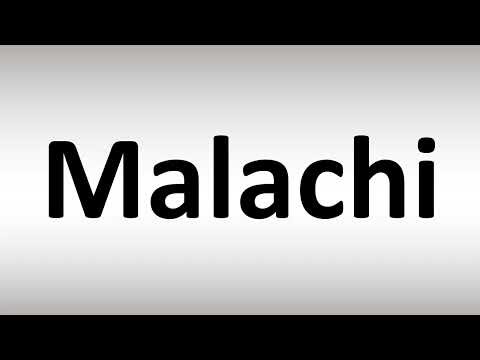 How to Pronounce Malachi (BIBLE)