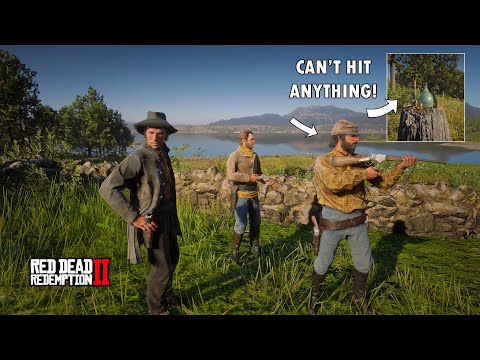 How The Lemoyne Raiders Are Doing Target Practice (Out Of Bounds) | RDR2