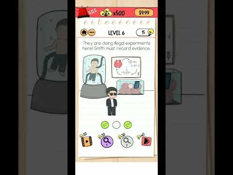 Brain Test 2 Smith And Joe Vs Professor Bigbrain Level 6 Walkthrough - YouTube