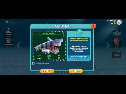 Unlocking the robo shark | Hungry shark evolution