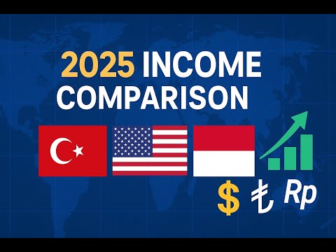 Passive Income Comparison Turkey, USA, Indonesia