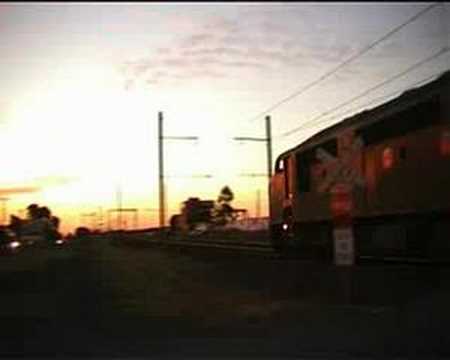 A85 light engine Tottenham station 4th February 2004