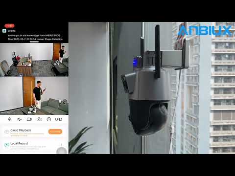 4K 8MP dvostruka WiFi kamera