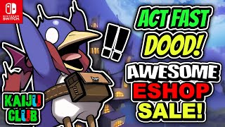 ACT FAST, DOOD! Nintendo Switch EShop Sales AVAILABLE NOW! NIS AMERICA FLASH SALE!