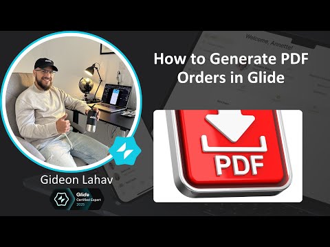 How to Generate PDF Orders in Glide | Multistore Inventory App Tutorial (No Integrations!)