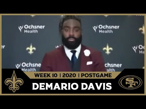 Demario Davis on BIG Day in Win | Saints-49ers Postgame | Week 10 2020