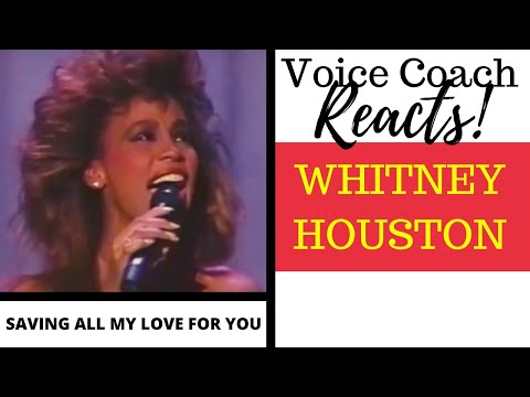 Voice Coach Reacts | Whitney Houston | SAVING ALL MY LOVE FOR YOU | Live at the Grammy Awards 1986