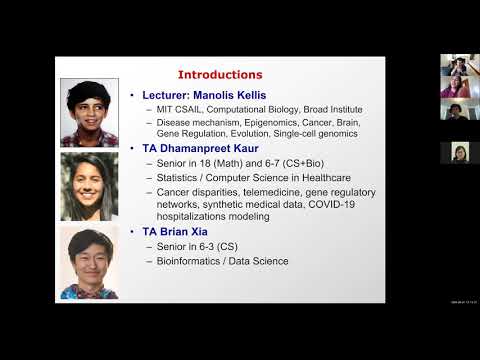 6.047/6.878 Lecture 1 - Introduction (Fall 2020)