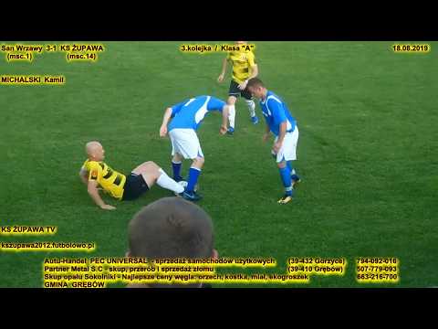 Skrót meczu: San Wrzawy - KS Żupawa (18.08.2019) Klasa "A"