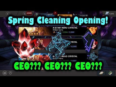 Spring Cleaning 2021 Crystal Opening - 6 Star! 5 Star! Cav Crystals! | Marvel Contest of Champions