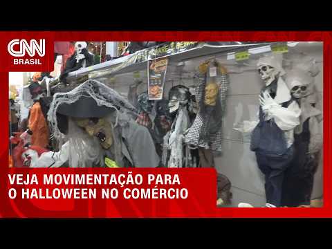 Halloween: veja movimentação no comércio de São Paulo | LIVE CNN